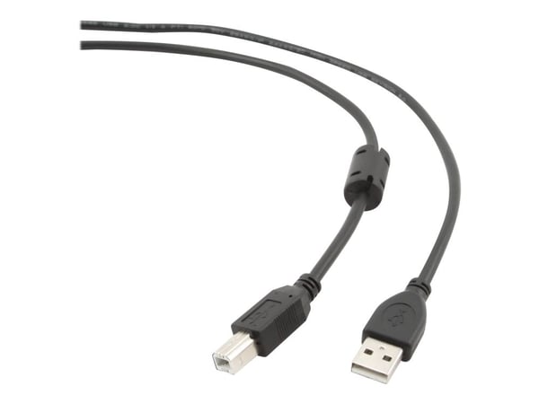 Cablexpert CCF-USB2-AMBM-6 - USB-kabel - USB-type B (hann) til USB (hann) - 1.8 m - formstøpt - svart
