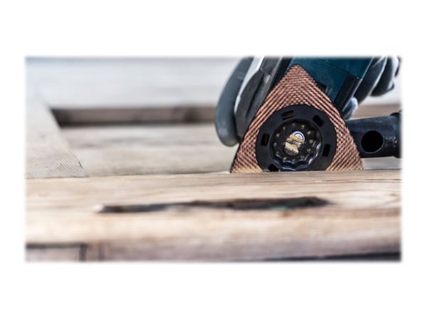 Bosch Expert AVZ 90 RT10 - Sanding plate - for tre, bløtt tre, løvtre - delta - grovkorn: 100 - 90 mm x 85 mm