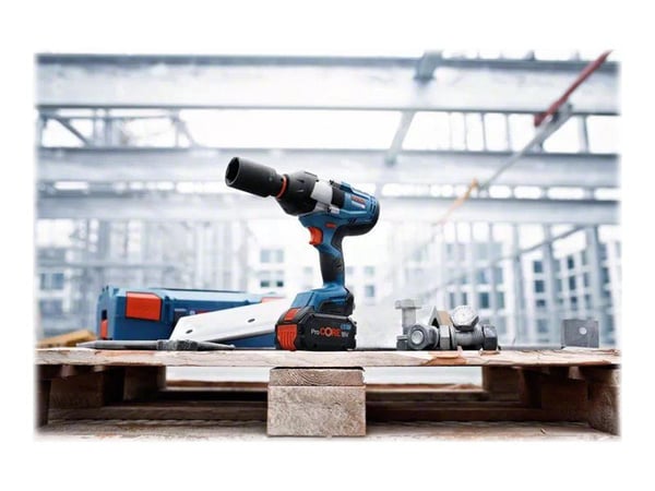 Bosch GDS Professional 18V-1050 HC - Støtskiftenøkkel - trådløs - 3/4" square drive - 1050 N·m - uten batteri - 18 V - SOLO