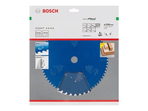 Bosch RUNDSAVKLINGE 216X30X2,4MM 40T EXP TRE