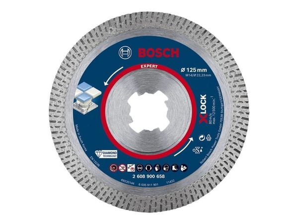 Bosch DIAMANTSKÆRESKIVE XL HARDCERAMIC 125MM