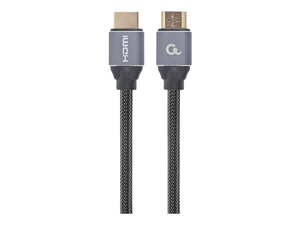Cablexpert Premium series - High Speed - HDMI-kaapeli Ethernetillä - HDMI uros HDMI uros - HDMI uros - 1 m - 4K-tuki, tukee 21:9 elokuvasuhdetta