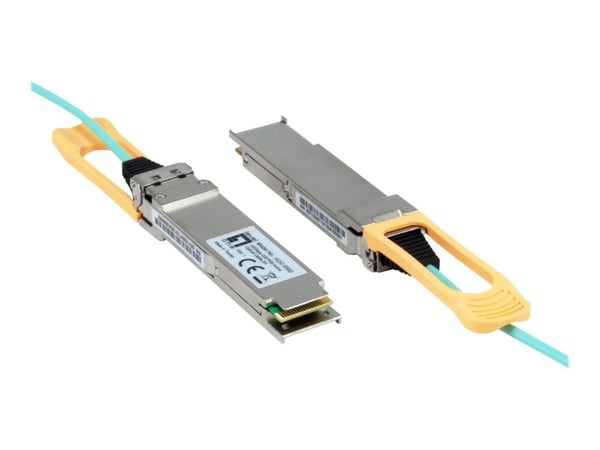 LevelOne - 100GBase-SR4-AOC direct attach cable - QSFP28 til QSFP28 - 1 m - fiberoptisk - IEEE 802.3bm - Active Optical Cable (AOC)