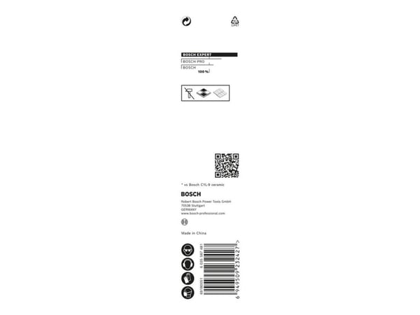 Bosch Expert HEX-9 HardCeramic - Bor - for soft tile, hard tile - 10 mm - lengde: 90 mm