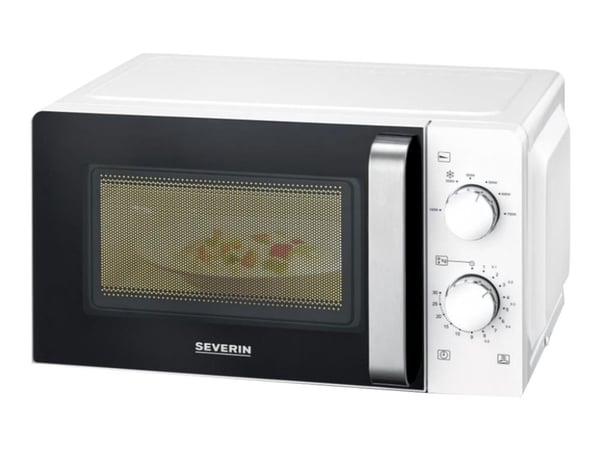 Severin MW 7885, Pöytämalli, Solo-mikroaaltouuni, 17 L, 700 W, Rotaatio, Musta, Valkoinen