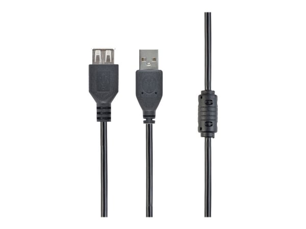Gembird CCF-USB2-AMAF-6 - USB forlængerkabel - USB (hun) til USB (han) - 1.8 m - formet - sortti