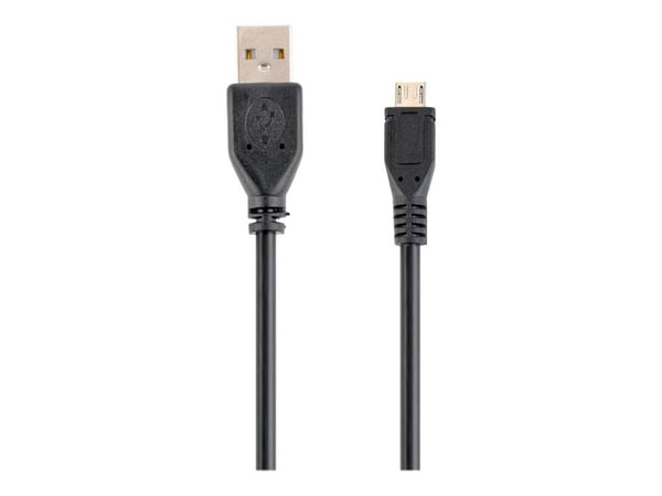 Gembird CCP-MUSB2-AMBM-0.5M - USB-kabel - Micro-USB type B (hann) til USB (hann) - 50 cm - svart
