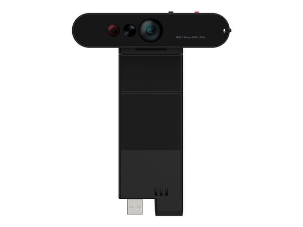 Lenovo ThinkVision MC60 (S) - Webbkamera - färg - 1920 x 1080 - 1080p - ljud - USB 2.0 - MJPEG, YUY2