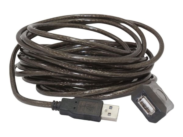 Cablexpert - USB-forlengelseskabel - USB (hann) til USB (hunn) - USB 2.0 - 10 m - svart