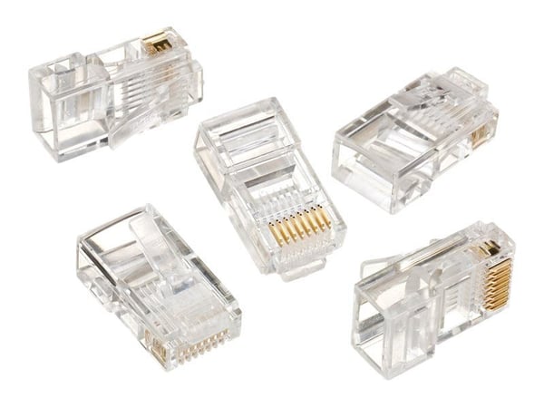 Cablexpert - Nettverkkontakt - RJ-45 (hann) - uskjermet - CAT 5 (en pakke 10)