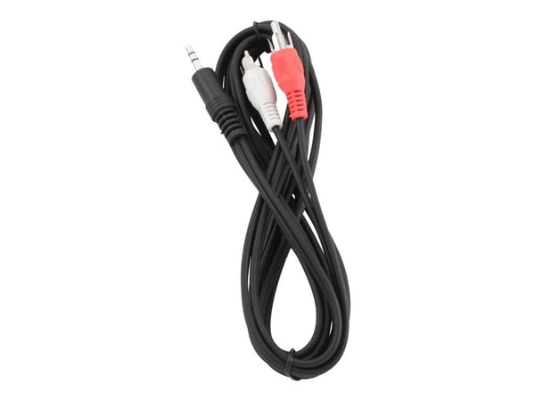 Gembird CCA-458 - Lydkabel - RCA x 2 hann til mini-phone stereo 3.5 mm hann - 2.5 m