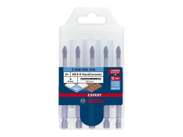 Bosch BOR HEX HARDCERAMIC 5X90MM 5 kpl 5 kpl