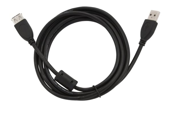 Gembird CCF-USB2-AMAF-6 - USB forlængerkabel - USB (hun) til USB (han) - 1.8 m - formet - sortti