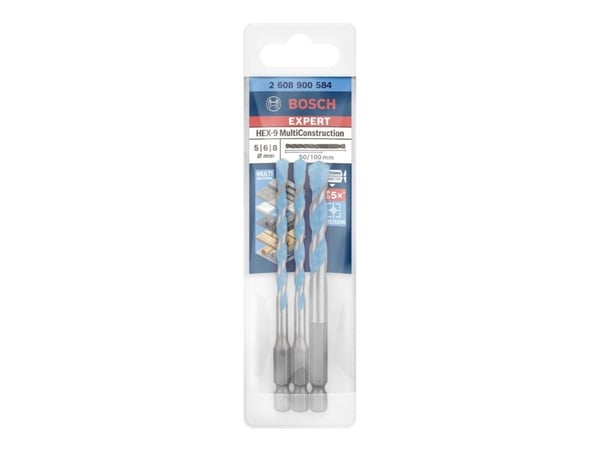 Bosch BORSÆT HEX MULTICONSTRUCTION 5-8MM 3 STK