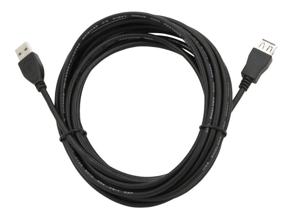 Gembird CCP-USB2-AMAF-15C - USB forlængerkabel - USB (hun) til USB (han) - USB 2.0 - 4,5 m - formet - sortti