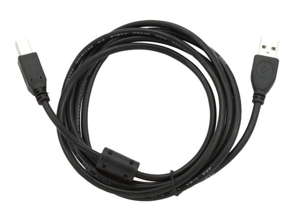 Cablexpert CCF-USB2-AMBM-6 - USB-kaapeli - USB tyyppi B (uros) - USB (uros) - 1,8 m - muotoiltu - musta