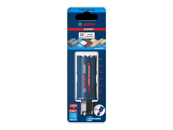 Bosch Expert Tough Material - Hole saw - for plast, murstein, soft tile, stainless steel sheets, wood with metal - 35 mm