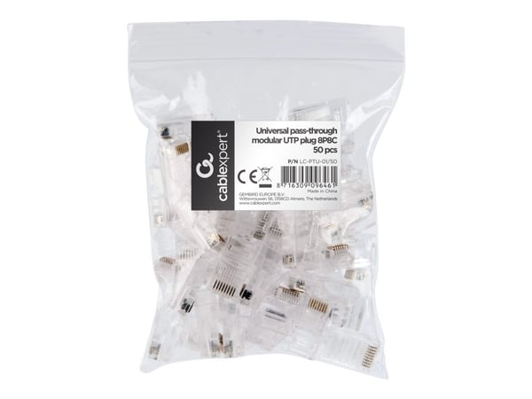 Gembird Modular Plug - Verkkoliitin - RJ-45 (uros) - UTP (50 kpl)