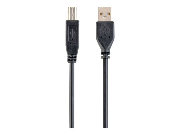 Gembird Professional series - USB-kaapeli - USB (han) til USB Type B (han) - USB 2.0 - 1.8 m - formet - sortti