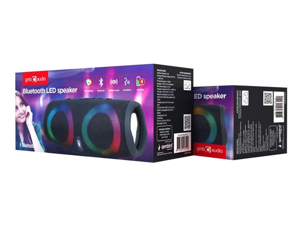 Kannettava Bluetooth-kaiutin Gembird SPK-BT-LED-02