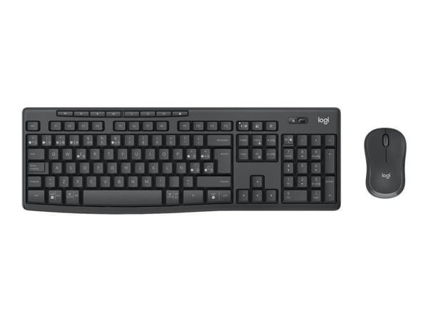 Logitech MK370 Combo for Business - Sats med tangentbord och mus - trådlös - Bluetooth LE - QWERTY - spansk - grafit