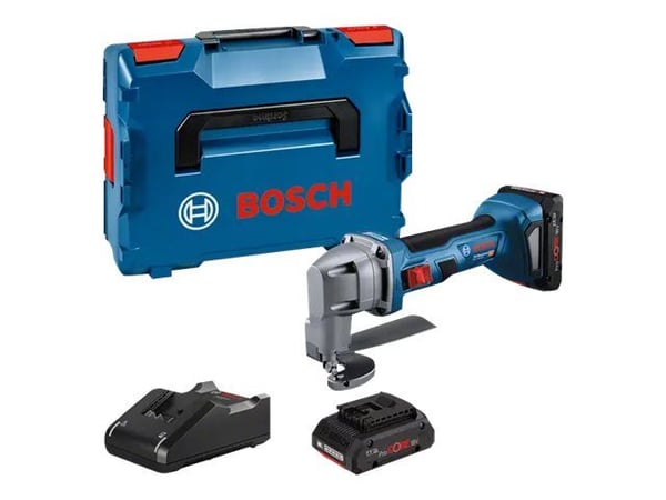 Bosch GSC 18V-16 E Professional - Metal shear - trådløs - 2 batterier, inkludert lader - 18 V