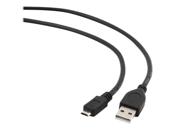 Cablexpert - USB-kabel - Micro-USB type B (hann) til USB (hann) - 1 m - formstøpt - svart