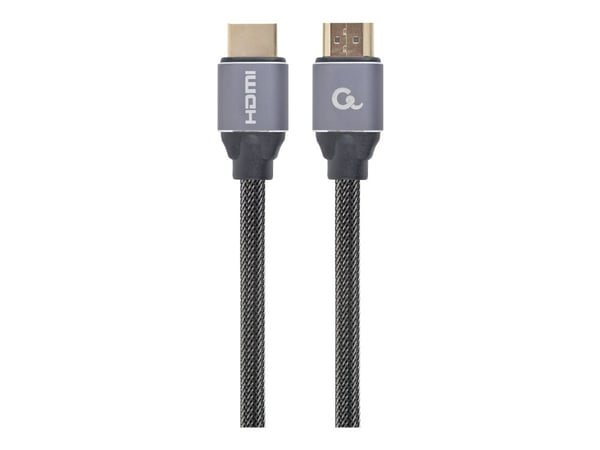 Cablexpert Premium series - High Speed - HDMI-kaapeli Ethernetillä - HDMI-uros HDMI-uros - 5 m - 4K-tuki, tukee 21:9-elokuvasuhdetta elokuvateatter...