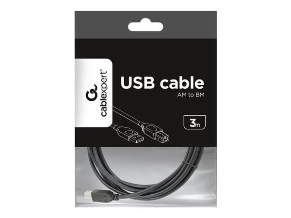 Gembird Professional series - USB-kaapeli - USB (han) til USB Type B (han) - USB 2.0 - 3 m - formet - lajittelu