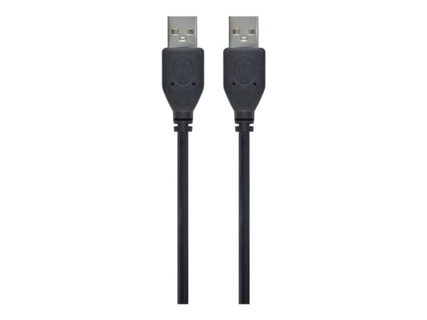 Cablexpert - USB-kabel - USB (hann) til USB (hann) - USB 2.0 - 1.8 m - svart