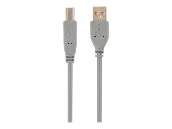 Gembird Professional series - USB-kaapeli - USB (han) til USB Type B (han) - USB 2.0 - 1.8 m - formet - grå