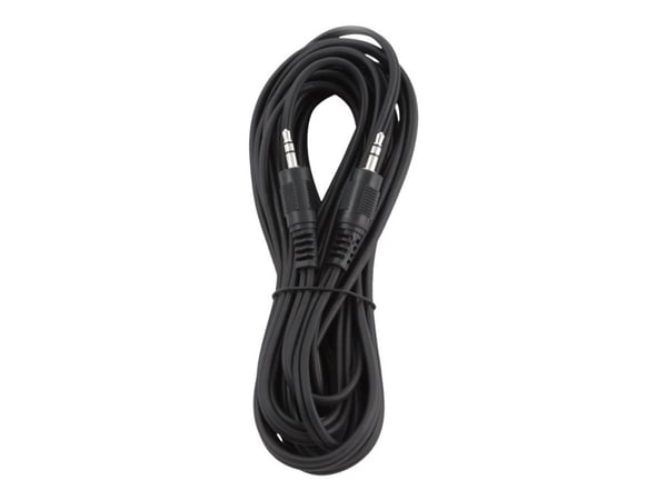 Cablexpert CCA-404-2M - Lydkabel - mini-phone stereo 3.5 mm hann til mini-phone stereo 3.5 mm hann - 2 m - svart - formstøpt