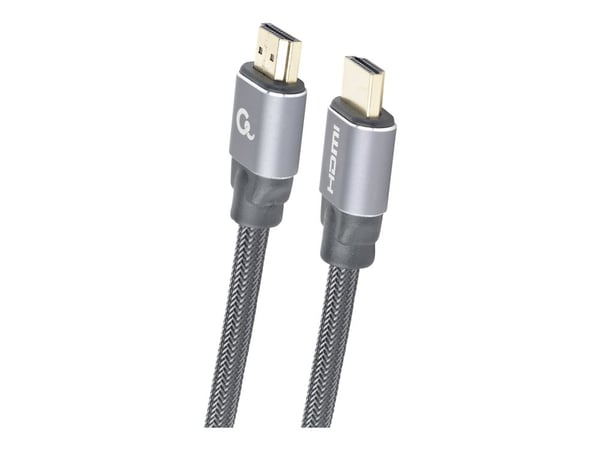 Gembird CCBP-HDMI-2M, 2 m, HDMI-tyyppi A (vakio), HDMI-tyyppi A (vakio), 18 Gbit/s, Äänen paluukanava (ARC), Musta