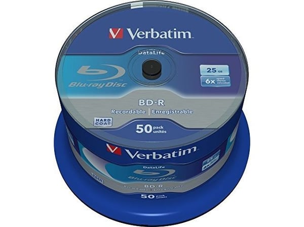 Verbatim DataLife - 50 x BD-R - 25 GB 6x - spindel