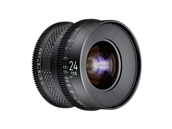 Samyang CFX24-C, Kino, Canon EF