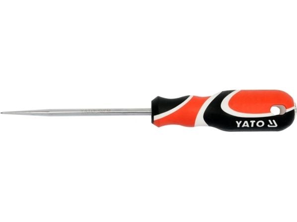 Yato YT-1374, Markeringssyl, Spiss tupp, Polypropylen (PP), Termoplast vulcanizate (TPV), Sort, Rød, 12 cm