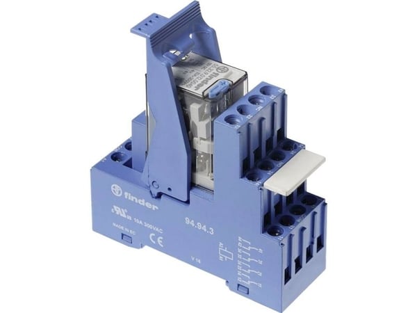 Finder 59.34.8.012.0060 Relekomponentti Nimellisjännite: 12 V/AC Katkaisuvirta (max.): 7 A 4 x vaihtokytkin 1 kpl