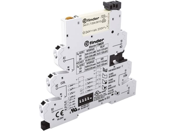 Finder 39.91.0.024.0060, Sininen, 24 V, 50 - 60 Hz