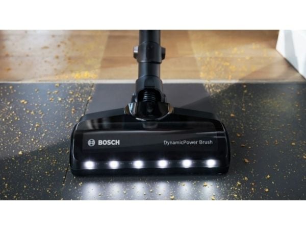 Bosch BSS71125AH, Kuiva, 82 dB, Poseløs, Sort, Blå, 0,3 L, Batteri