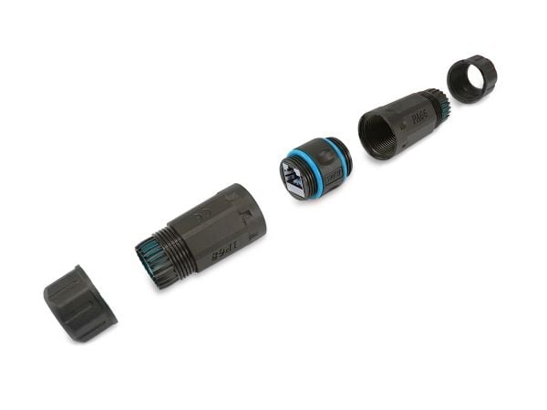 Equip 221172, RJ-45, RJ-45, Musta, Sininen