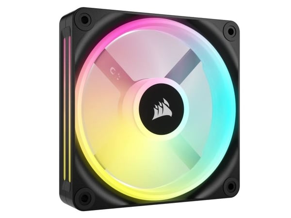 CORSAIR iCUE LINK QX120 RGB - Innsats med vifte - med temperatursensor - 120 mm - svart