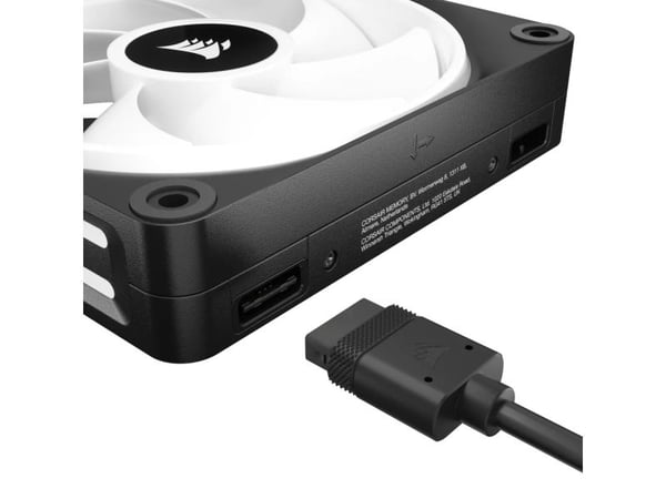 CORSAIR iCUE LINK QX120 RGB - Innsats med vifte - med temperatursensor - 120 mm - svart