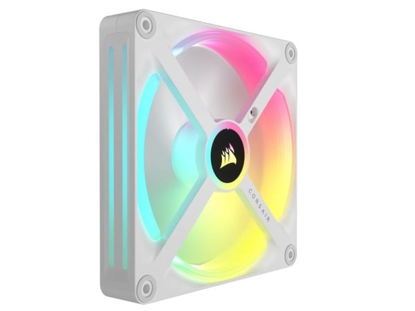 CORSAIR iCUE LINK QX140 RGB - Kabinettvifte - med temperatursensor - 140 mm - hvit (en pakke 2)