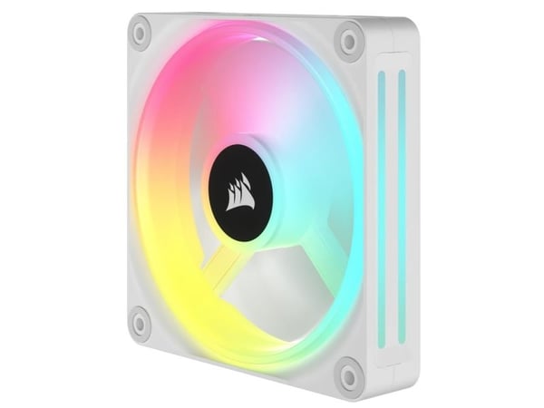 CORSAIR iCUE LINK QX120 RGB - Kabinettvifte - med temperatursensor - 120 mm - hvit (en pakke 3)