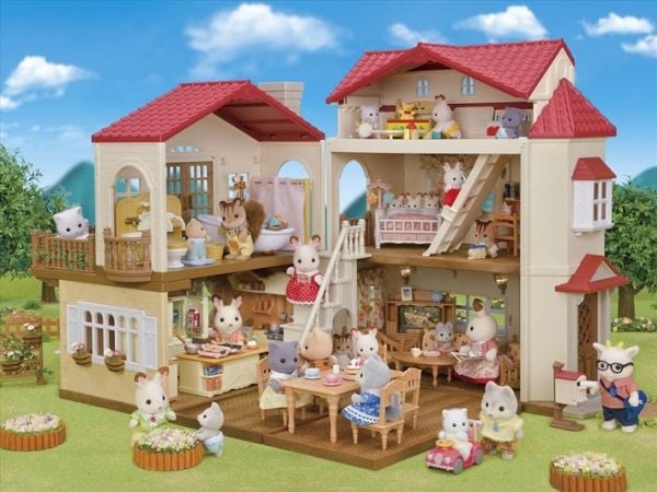 Sylvanian Families Red Roof Country Home Secret Attic Playroom