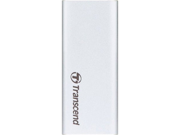 Transcend ESD260C - SSD - 1 TB - ekstern (bærbar) - USB 3.1 Gen 2 - sølv