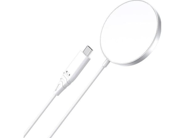 CHOETECH magnetisk laddare 15W vit