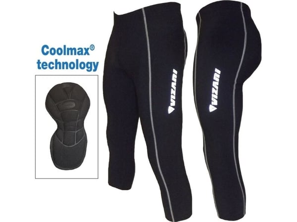 Victoria Sport cykelbyxor dam 3/4 svarta stl. XS