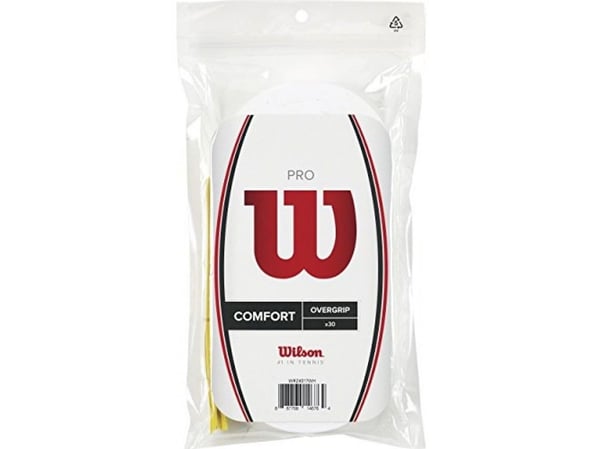Wilson Sporting Goods Co. 0887768146764, Overgrep, Tennis, Hvit, Monokromatisk, 30 stykker