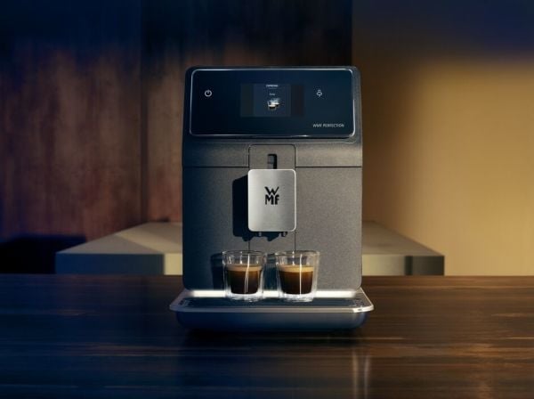 WMF Perfection 840L, Espressomaskin, 2 l, Kaffe bønner, Malt kaffe, Innebygd kaffekvern, Svart, Rustfritt stål